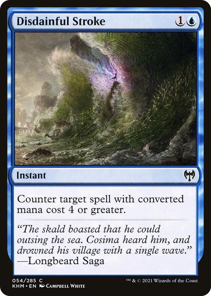 0054 Disdainful Stroke C Kaldheim