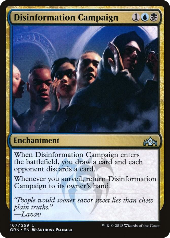 0167 Disinformation Campaign U Guilds of Ravnica