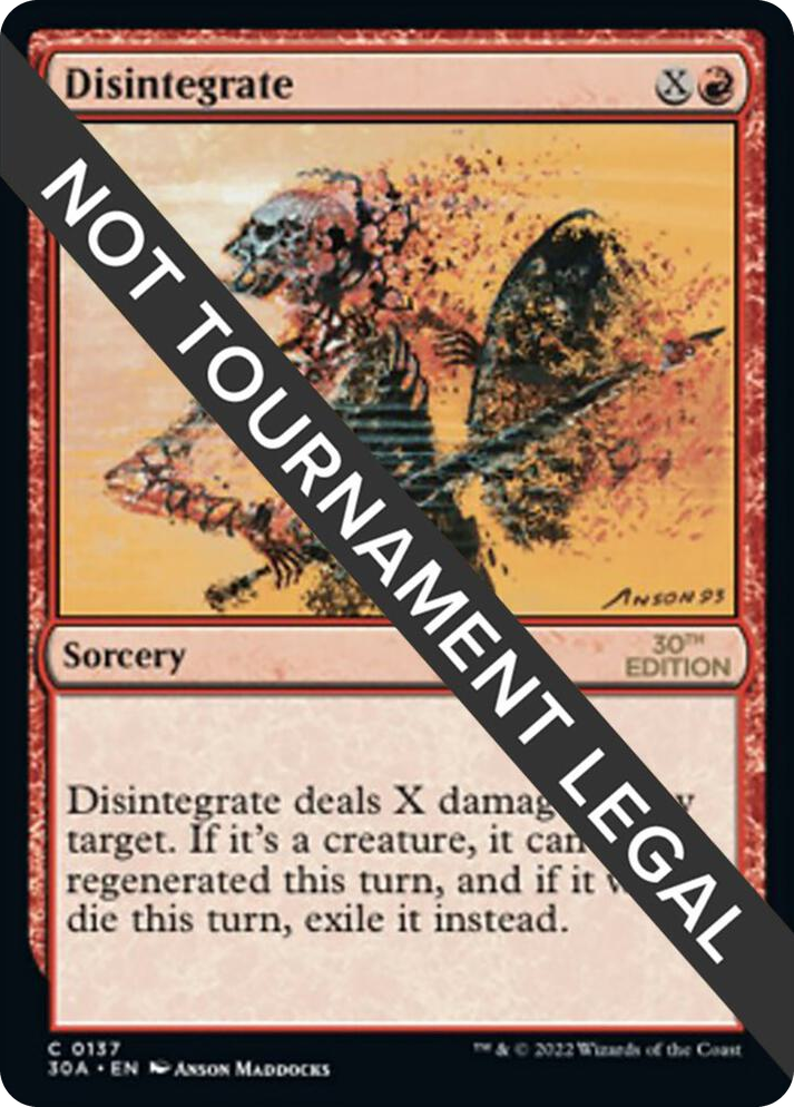 0137 Disintegrate C 30th Anniversary Edition