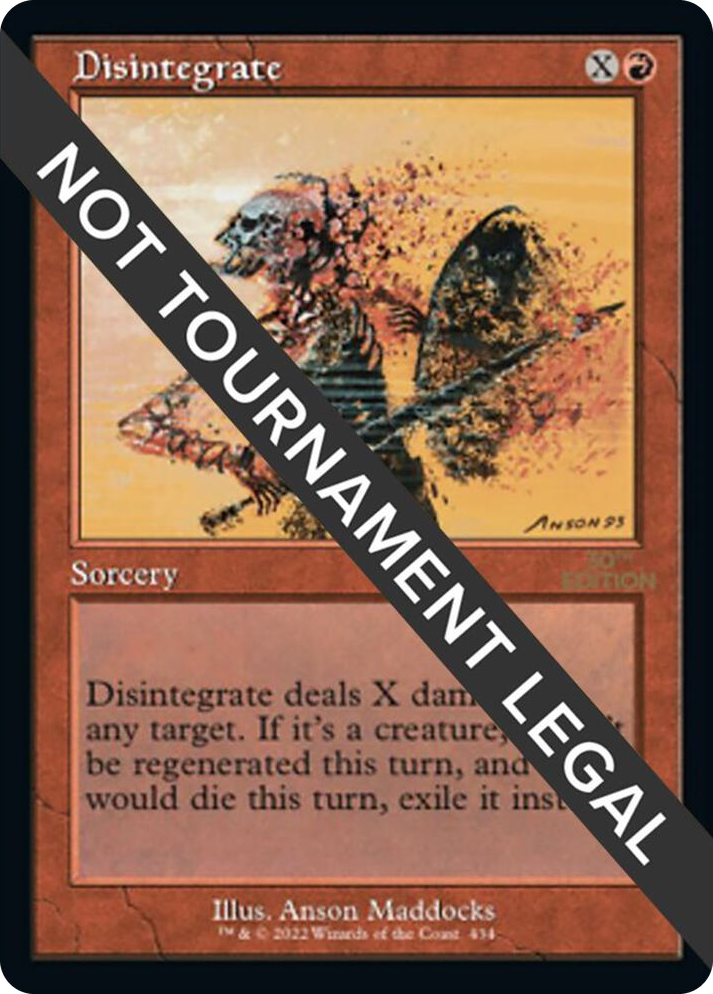 0434 Disintegrate (Retro Frame) C 30th Anniversary Edition