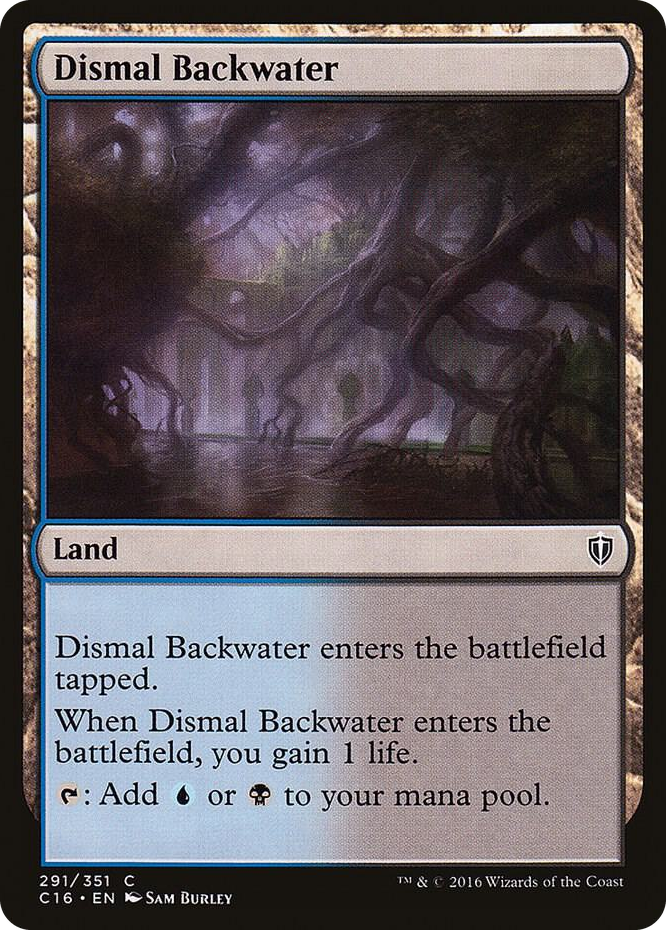 Dismal Backwater #291 C - Commander 2016 Pokemon card