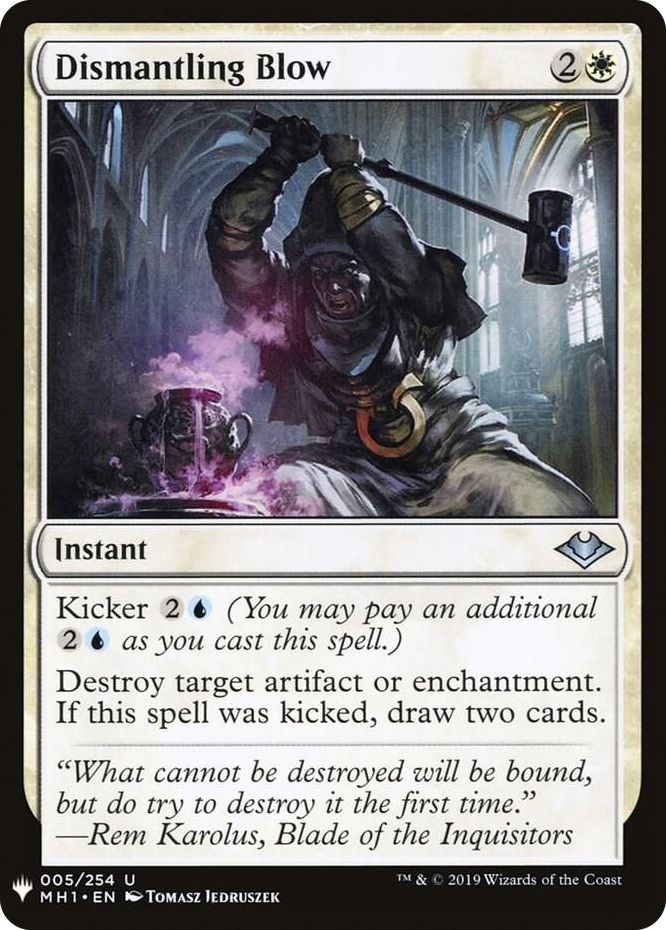 Dismantling Blow #5 U - The List Reprints Pokemon card