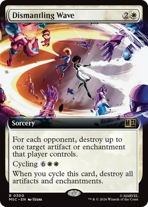 0300 Dismantling Wave (Extended Art) R Commander: Marvel Super Heroes