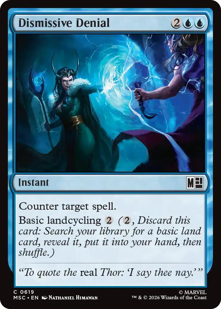0619 Dismissive Denial C Commander: Marvel Super Heroes