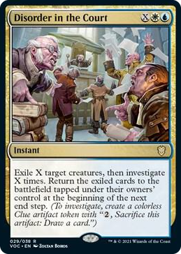 0029 Disorder in the Court R Commander: Innistrad: Crimson Vow