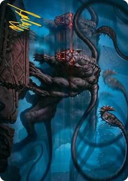 0008 Displacer Beast Art Card (Gold-Stamped Signature) S Art Series: Adventures in the Forgotten Realms