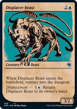 0305 Displacer Beast (Showcase) U Adventures in the Forgotten Realms