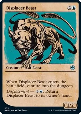 0305 Displacer Beast (Showcase) U Adventures in the Forgotten Realms