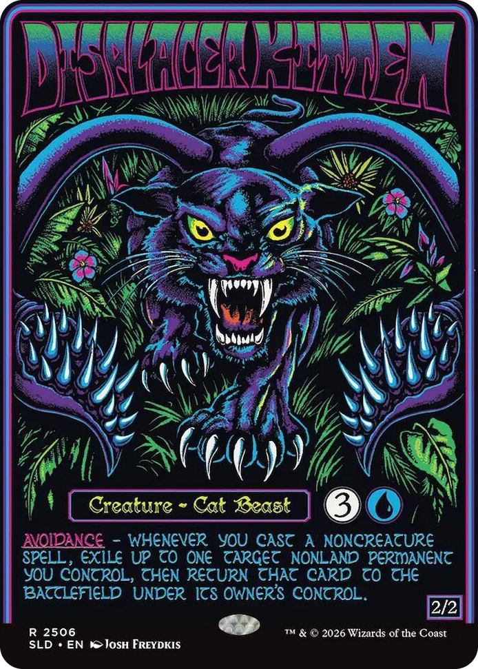 Displacer Kitten #2506 R - Secret Lair Drop Series Pokemon card