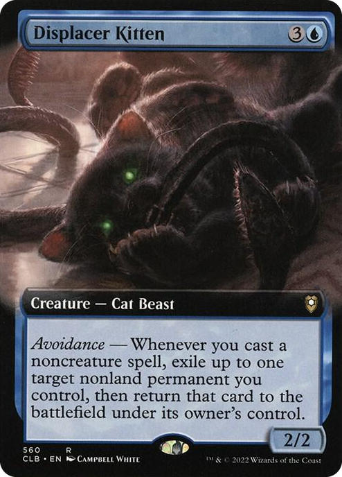 0560 Displacer Kitten (Extended Art) R Commander Legends: Battle for Baldur's Gate