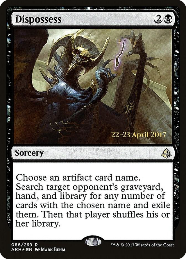 0086 Dispossess R Prerelease Cards
