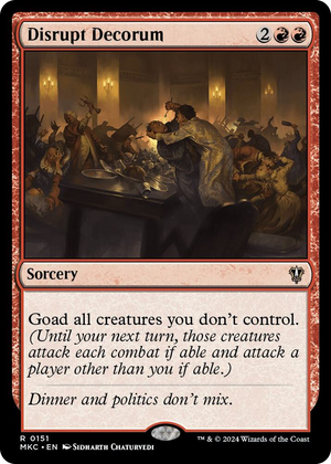 0151 Disrupt Decorum R Commander: Murders at Karlov Manor