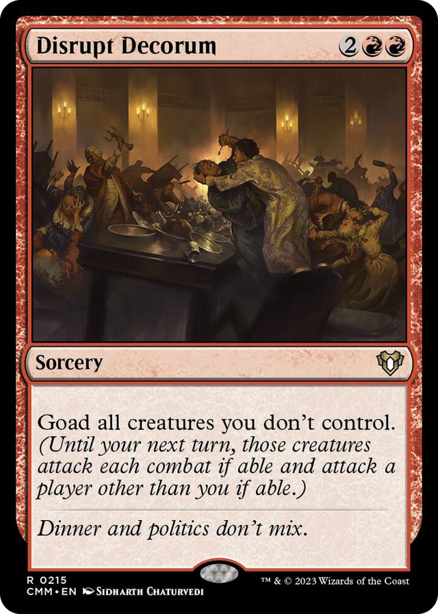 0215 Disrupt Decorum R Commander Masters