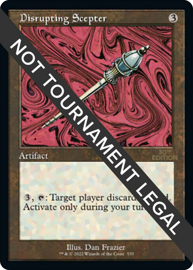 0535 Disrupting Scepter (Retro Frame) R 30th Anniversary Edition