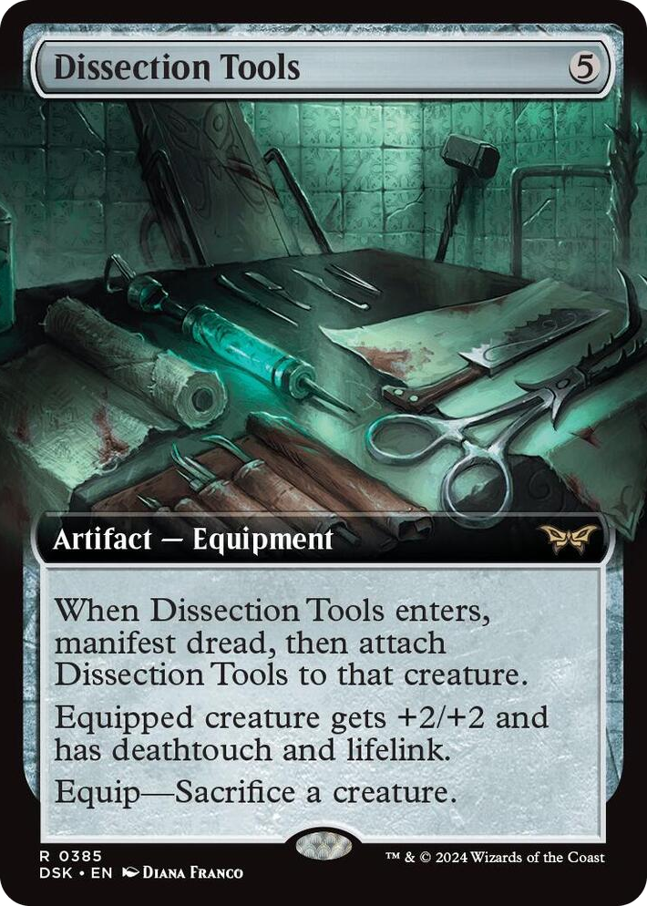 0385 Dissection Tools (Extended Art) R Duskmourn: House of Horror