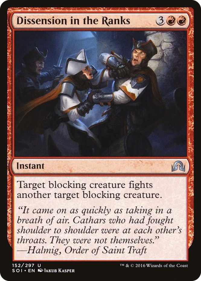 Dissension in the Ranks #152 U - Shadows over Innistrad Pokemon card