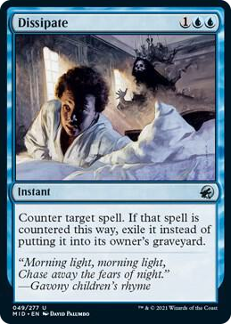0049 Dissipate U Innistrad: Midnight Hunt