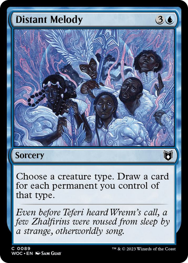 0089 Distant Melody C Commander: Wilds of Eldraine