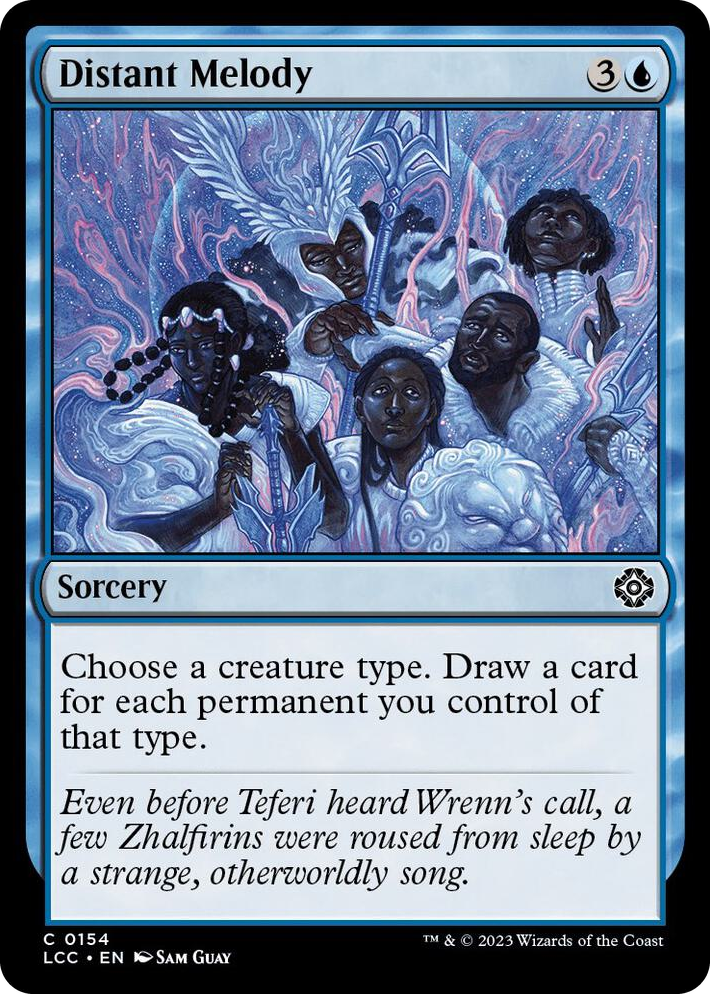 0154 Distant Melody C Commander: The Lost Caverns of Ixalan