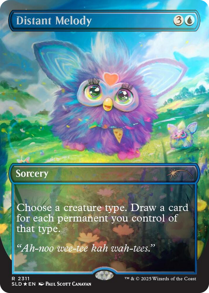 Distant Melody (2311) (Rainbow Foil) #2311 R - Secret Lair Drop Series Pokemon card