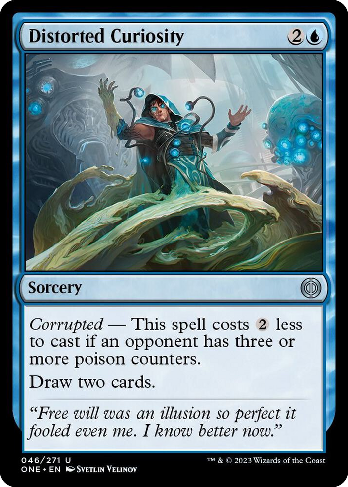 Distorted Curiosity #46 U - Phyrexia: All Will Be One Pokemon card