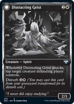 Distracting Geist #276 U - Innistrad: Double Feature Pokemon card