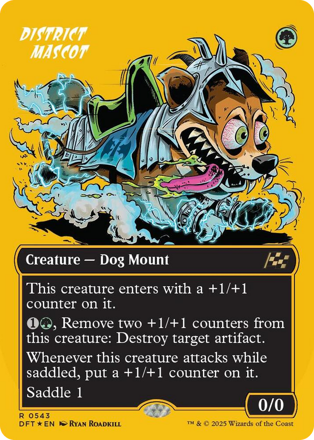 0543 District Mascot (Borderless) (First-Place Foil) R Aetherdrift