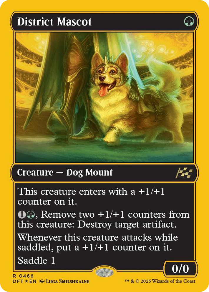 0466 District Mascot (First-Place Foil) R Aetherdrift