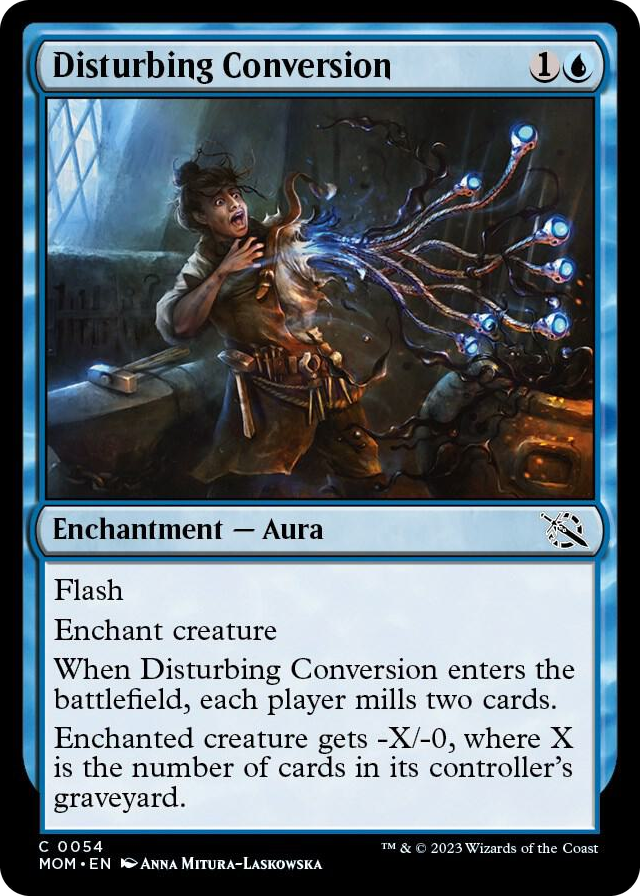 Disturbing Conversion #54 C - March of the Machine Pokemon card