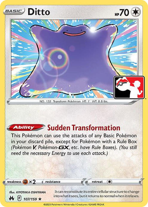 0107 Ditto Rare Prize Pack Series Cards