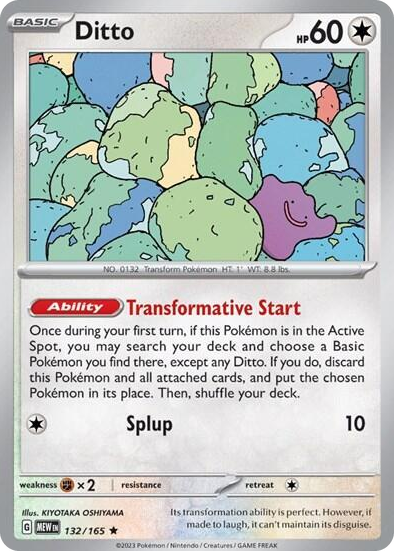 0132 Ditto Rare Deck Exclusives