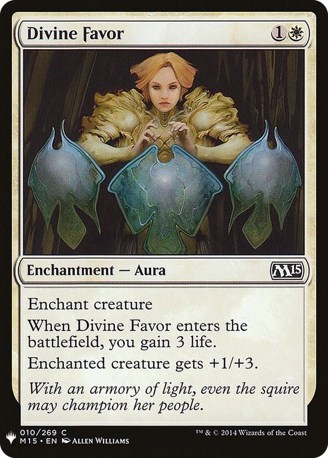 0010 Divine Favor C The List Reprints
