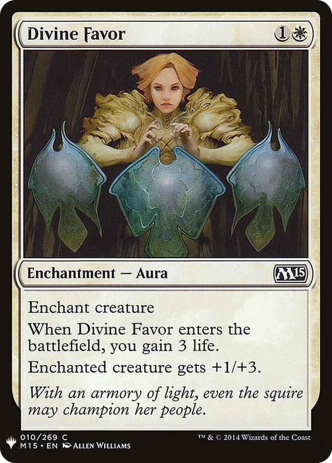 Divine Favor #10 C - The List Reprints Pokemon card