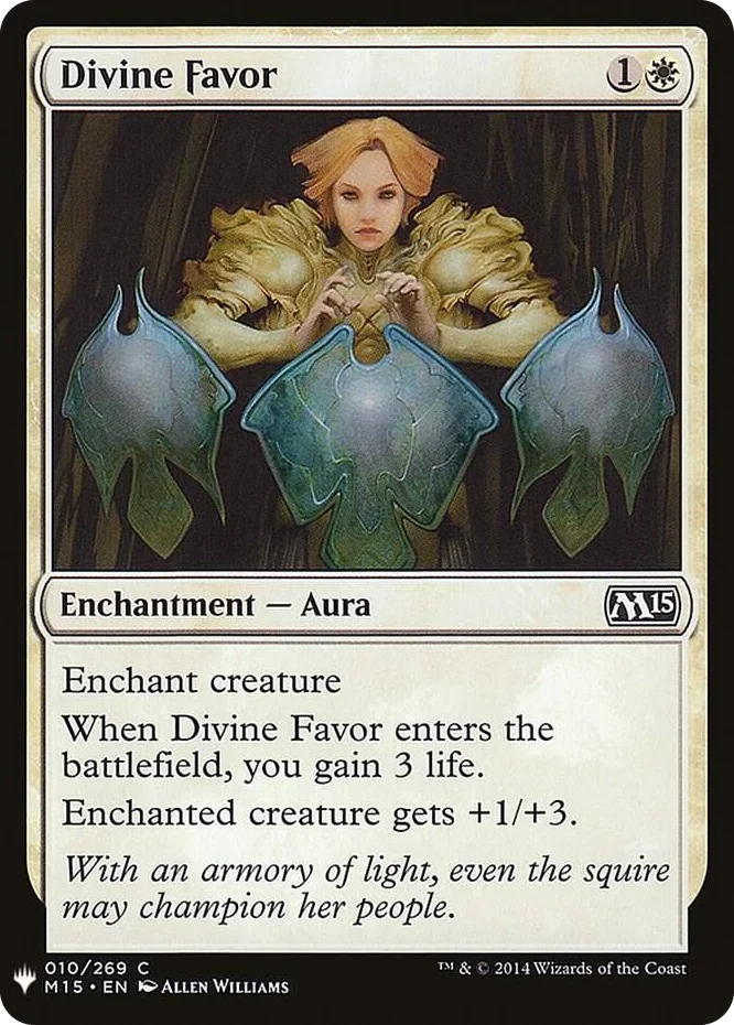 0010 Divine Favor C The List Reprints
