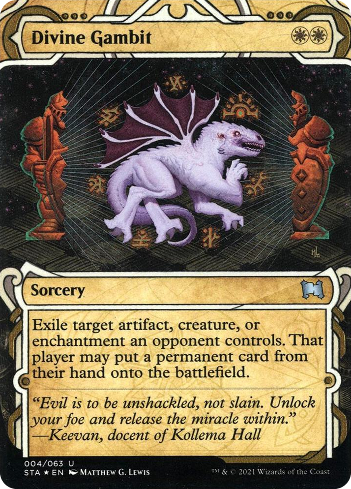 0004 Divine Gambit (Foil Etched) U Strixhaven: Mystical Archive