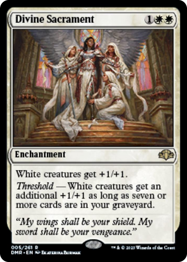0005 Divine Sacrament R Dominaria Remastered