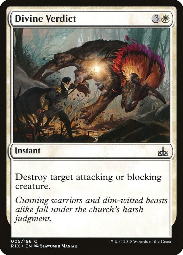 0005 Divine Verdict C Rivals of Ixalan