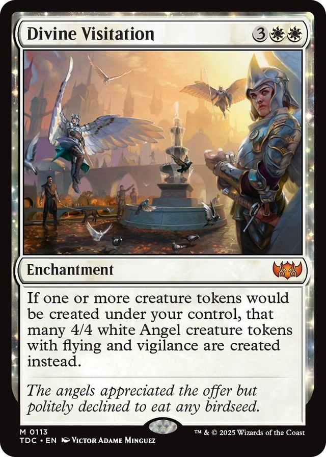 0113 Divine Visitation M Commander: Tarkir: Dragonstorm