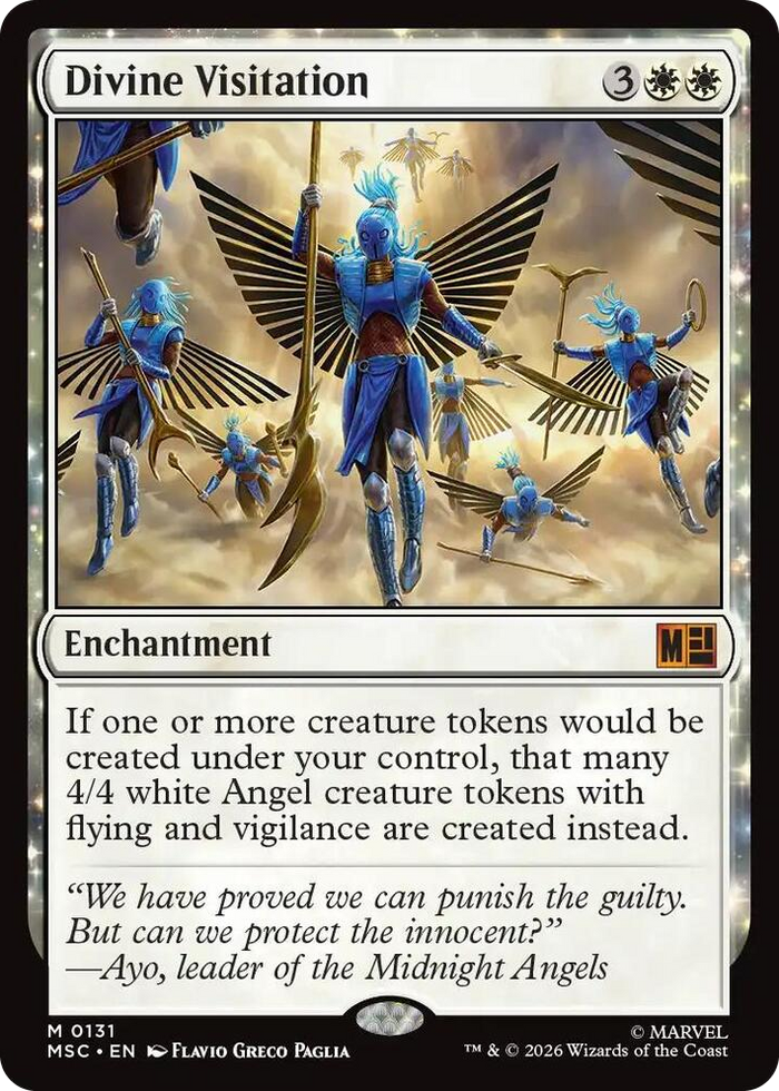 Divine Visitation #131 M - Commander: Marvel Super Heroes Pokemon card