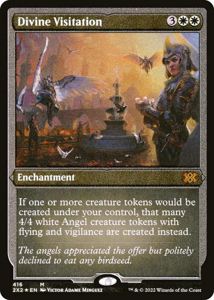 0416 Divine Visitation (Foil Etched) M Double Masters 2022