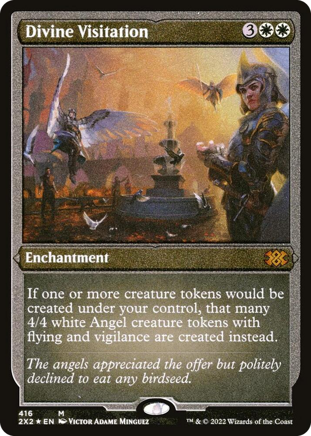 0416 Divine Visitation (Foil Etched) M Double Masters 2022