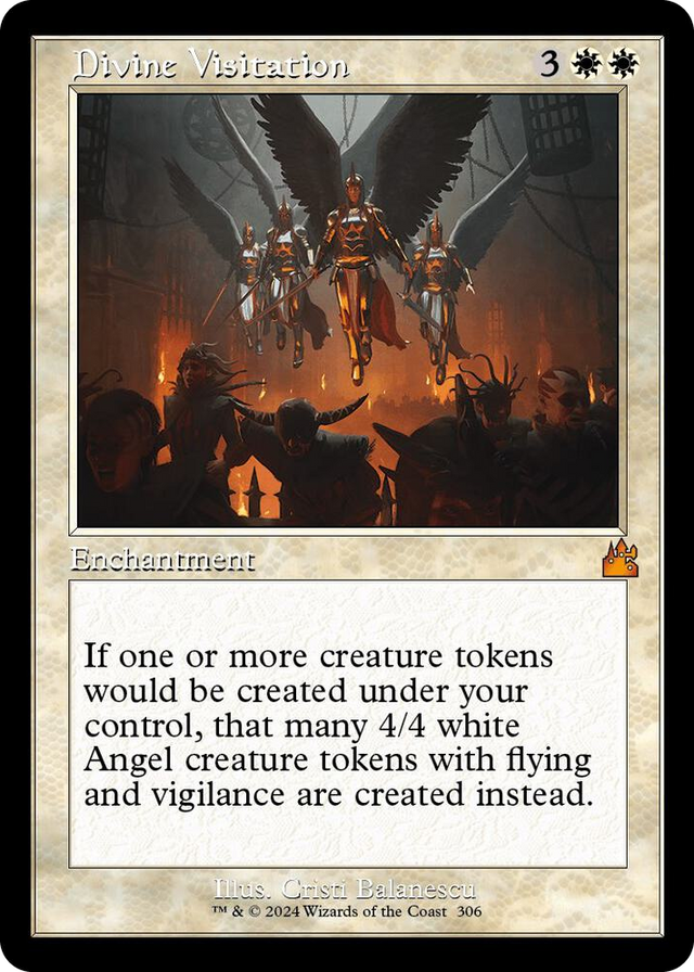 0306 Divine Visitation (Retro Frame) M Ravnica Remastered