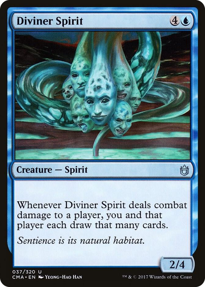 Diviner Spirit #37 U - Commander Anthology Pokemon card