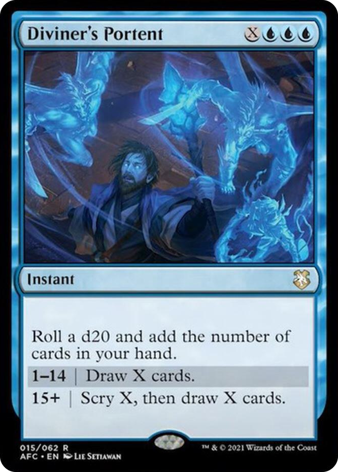 0015 Diviner's Portent R Commander: Adventures in the Forgotten Realms