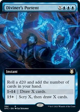 0284 Diviner's Portent (Extended Art) R Commander: Adventures in the Forgotten Realms