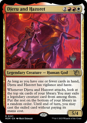 0221 Djeru and Hazoret R Promo Pack: March of the Machine