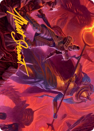 0044 Djeru and Hazoret Art Card (Gold-Stamped Signature) S Art Series: March of the Machine