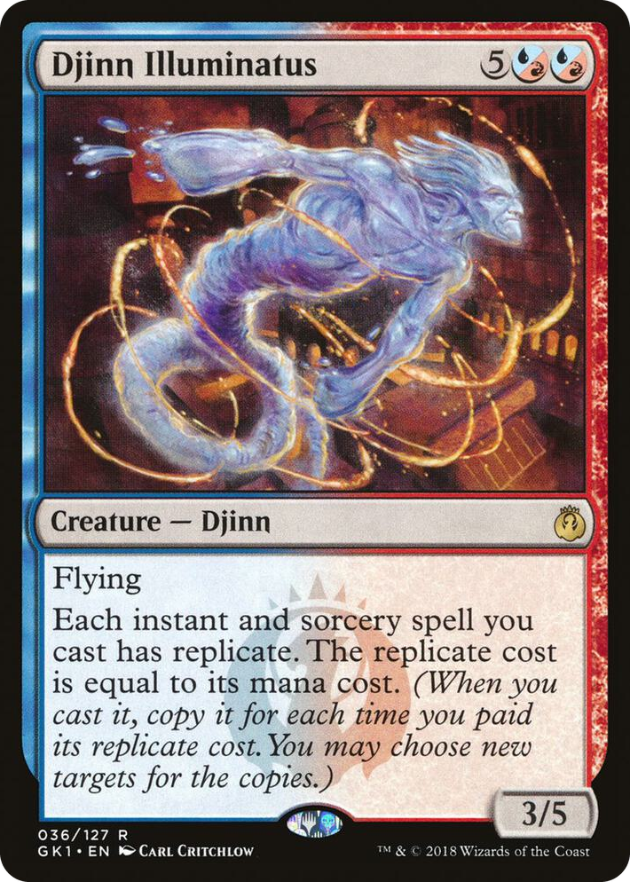 0036 Djinn Illuminatus R Guilds of Ravnica: Guild Kits