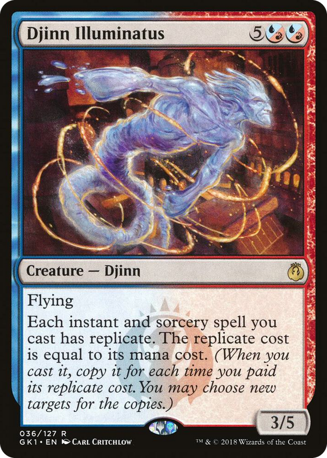 0036 Djinn Illuminatus R Guilds of Ravnica: Guild Kits