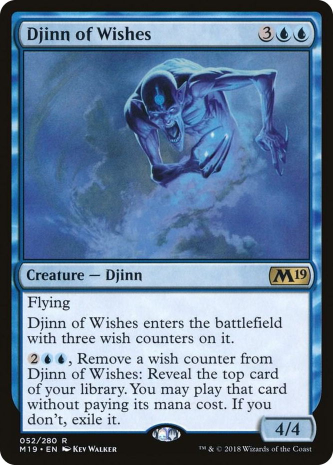 0052 Djinn of Wishes R Core Set 2019